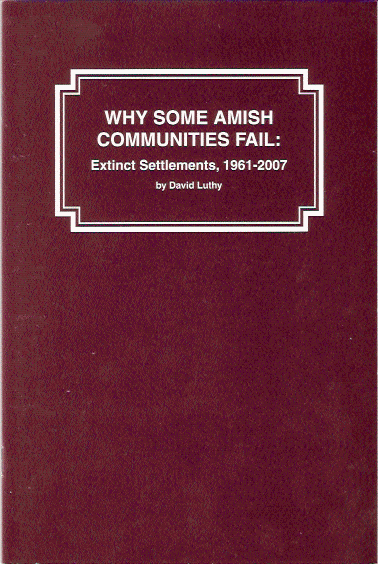 Why Some Amish Communities Fail