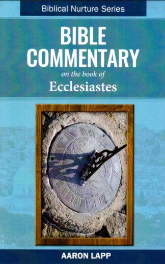 Bible Commentary on the Book of Ecclesiastes