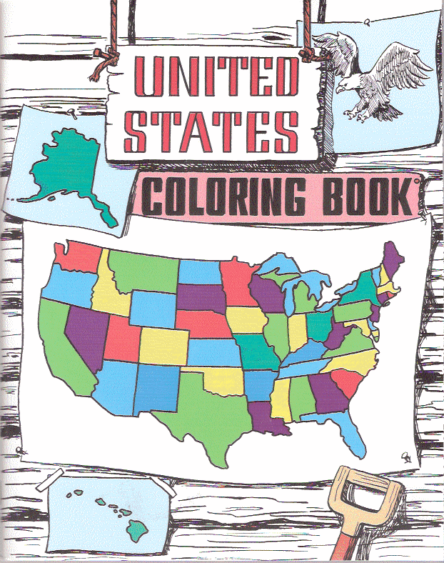 United States Coloring Book Ridgeway Books